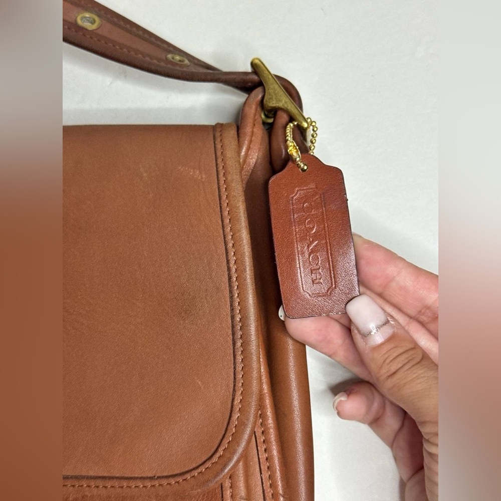 Vintage Coach Rambler’s Legacy Bag Brown - Picture 13 of 15